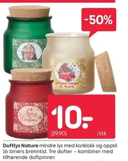 Rusta Duftlys Nature tilbud