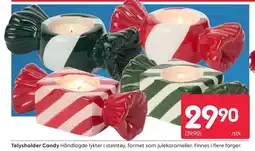 Rusta Telysholder Candy tilbud