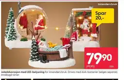 Rusta Juledekorasjon med LED-belysning tilbud