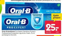 Rusta Oral-B tannkrem tilbud