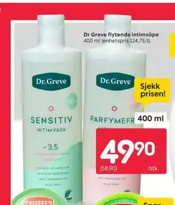 Rusta Dr Greve flytende intimsåpe tilbud