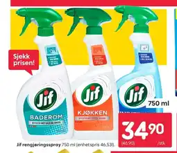 Rusta Jif rengjøringsspray tilbud