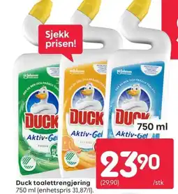 Rusta Duck toalettrengjøring tilbud