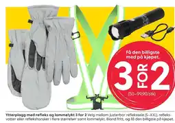 Rusta Ytterplagg med refleks og lommelykt 3 for 2 tilbud