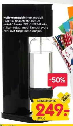 Rusta Kullsyremaskin tilbud