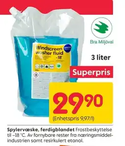 Rusta Spylervæske, ferdigblandet tilbud