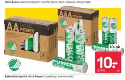 Rusta Batteri AA og AAA Ultra Power tilbud