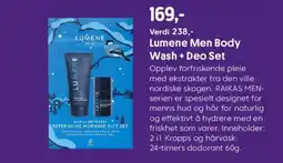 VITA Lumene Men Body Wash + Deo Set tilbud