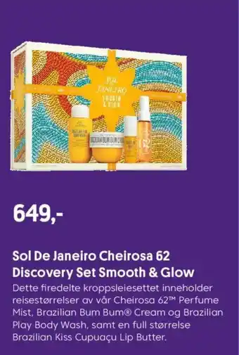 VITA Sol de janeiro cheirosa 62 discovery set smooth & glow tilbud
