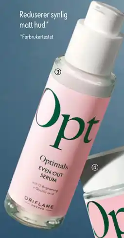 Oriflame Opt Optimals Even Out Serum tilbud