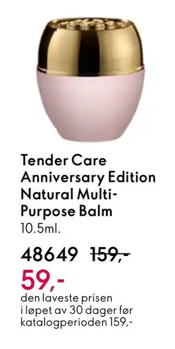 Oriflame Tender Care Anniversary Edition Natural Multi- Purpose Balm tilbud