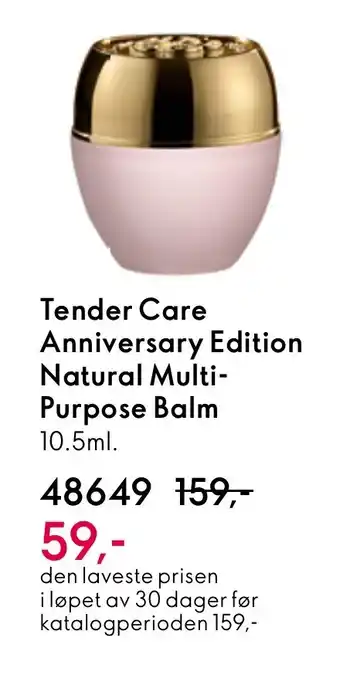 Oriflame Tender Care Anniversary Edition Natural Multi- Purpose Balm tilbud