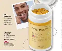 Oriflame Wellosophy Omega 3 tilbud