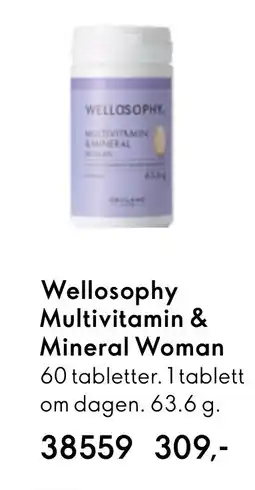 Oriflame Wellosophy Multivitamin & Mineral Woman tilbud