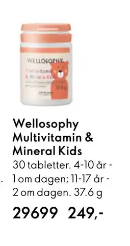 Oriflame Wellosophy Multivitamin & Mineral Kids tilbud