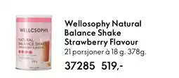 Oriflame Wellosophy Natural Balance Shake Strawberry Flavour tilbud
