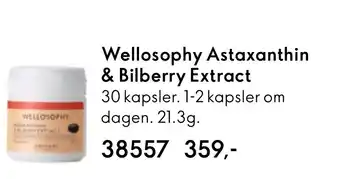 Oriflame Wellosophy Astaxanthin & Bilberry Extract tilbud