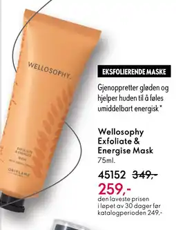 Oriflame Wellosophy Exfoliate & Energise Mask tilbud