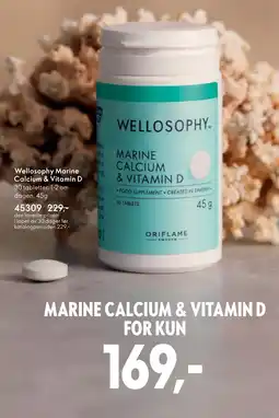 Oriflame Wellosophy Marine Calcium & Vitamin D tilbud