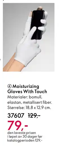 Oriflame Moisturizing Gloves With Touch tilbud