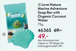 Oriflame Love Nature Marine Adventure Soap Bar with Organic Coconut Water tilbud