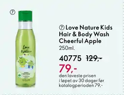 Oriflame Love Nature Kids Hair & Body Wash Cheerful Apple tilbud