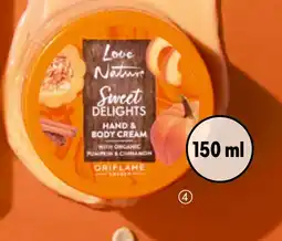 Oriflame Love Nature Sweet Delights Hand & Body Cream with Organic Pumpkin & Cinnamon tilbud
