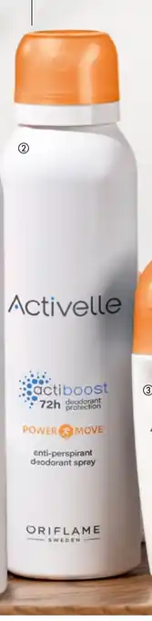 Oriflame Activelle Power Move Anti-perspirant Deodorant Spray tilbud
