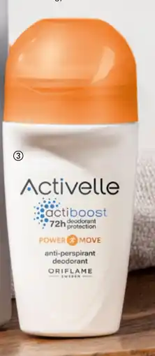 Oriflame Activelle Power Move Anti-perspirant Deodorant tilbud