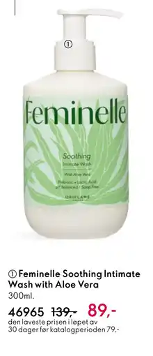 Oriflame Feminelle Soothing Intimate Wash with Aloe Vera tilbud