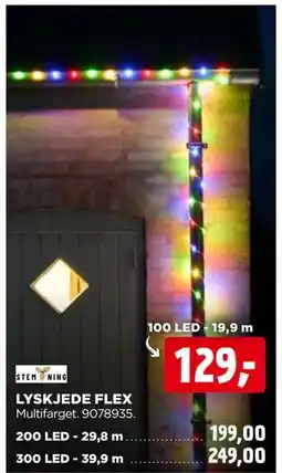 jem & fix LYSKJEDE FLEX, NOK 129 tilbud