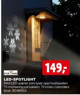 jem & fix LED-SPOTLIGHT, NOK 149 tilbud