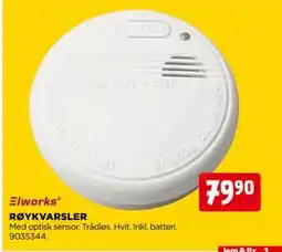 jem & fix RØYKVARSLER, NOK 79.9 tilbud