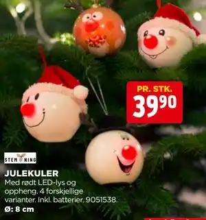 jem & fix JULEKULER, NOK 39.9 tilbud