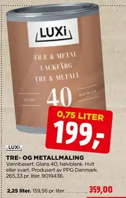 jem & fix TRE- OG METALLMALING tilbud