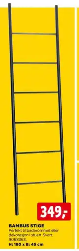 jem & fix BAMBUS STIGE, NOK 349 tilbud