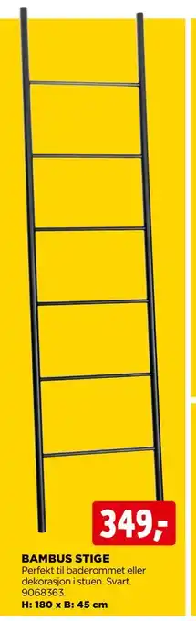 jem & fix BAMBUS STIGE, NOK 349 tilbud