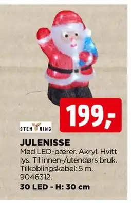 jem & fix JULENISSE, NOK 199 tilbud