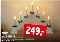 jem & fix ADVENTSSTAKE, NOK 249 tilbud
