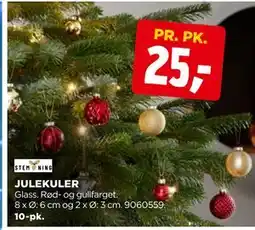 jem & fix JULEKULER, NOK 25 tilbud
