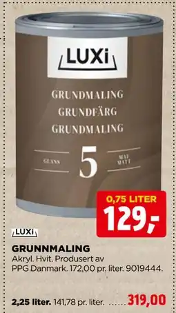 jem & fix GRUNNMALING, NOK 129 tilbud