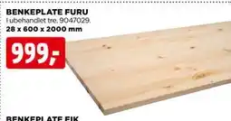 jem & fix BENKEPLATE FURU, NOK 999 tilbud
