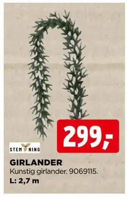 jem & fix GIRLANDER, NOK 299 tilbud