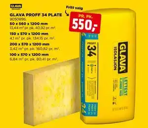 jem & fix GLAVA PROFF 34 PLATE, NOK 550 tilbud