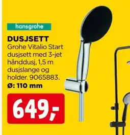 jem & fix DUSJSETT, NOK 649 tilbud
