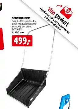 jem & fix SNØSKUFFE, NOK 499 tilbud