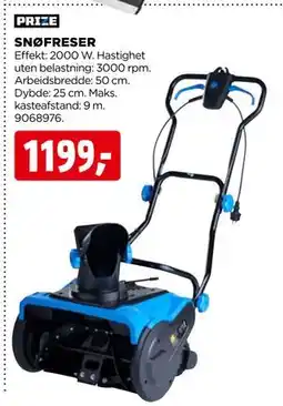 jem & fix SNØFRESER, NOK 1199 tilbud