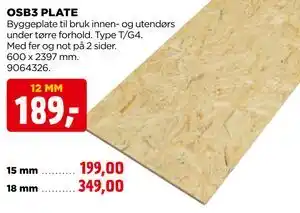 jem & fix OSB3 PLATE tilbud
