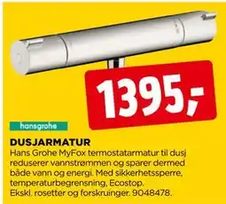 jem & fix DUSJARMATUR, NOK 1395 tilbud
