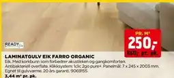 jem & fix LAMINATGULV EIK FARRO ORGANIC, NOK 250 tilbud